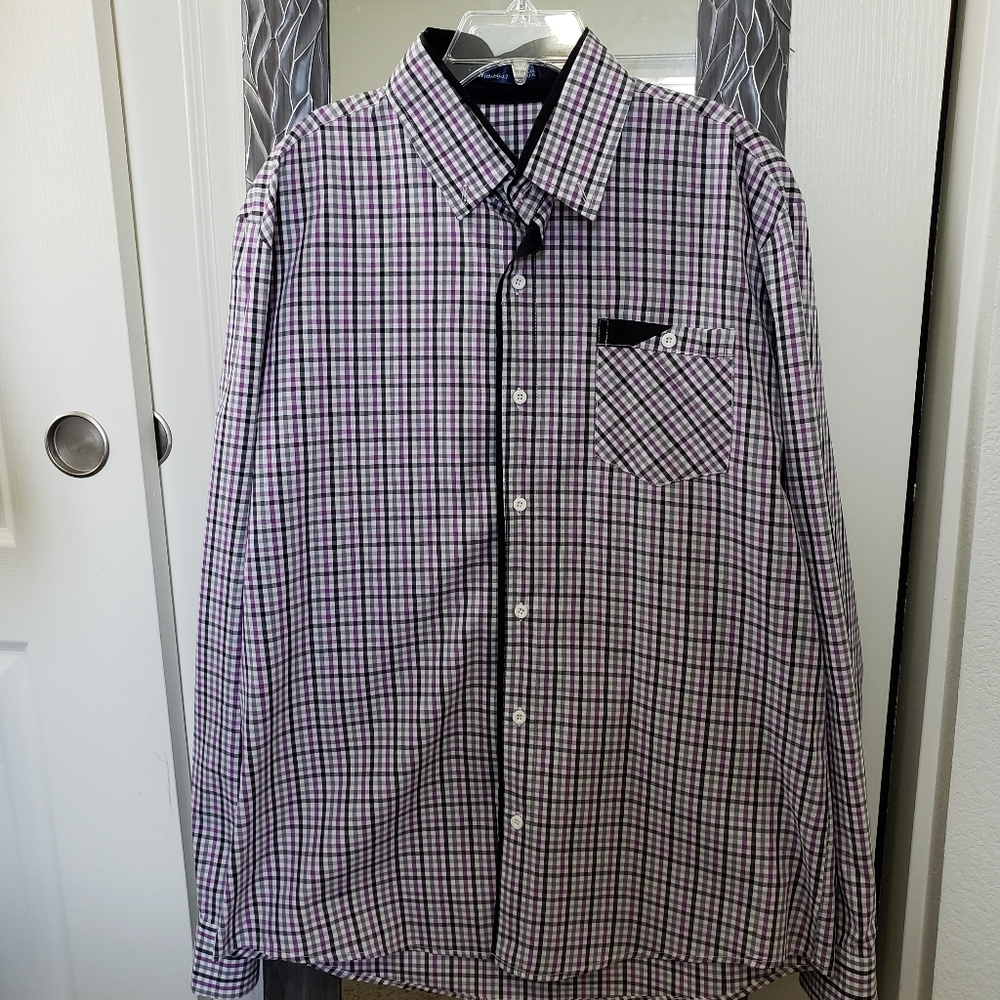 Widabiju Mens Dress Shirt Size XL